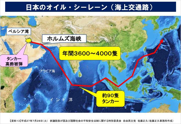 図)日本のシーレーン