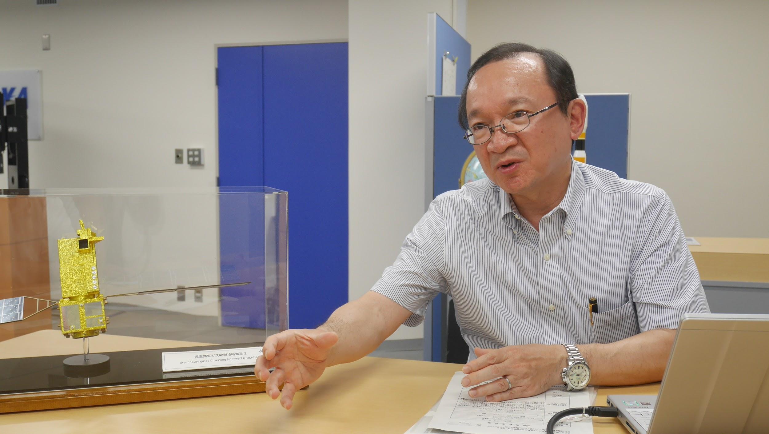 写真) 「いぶき2号」前プロジェクトマネージャー 平林毅さん