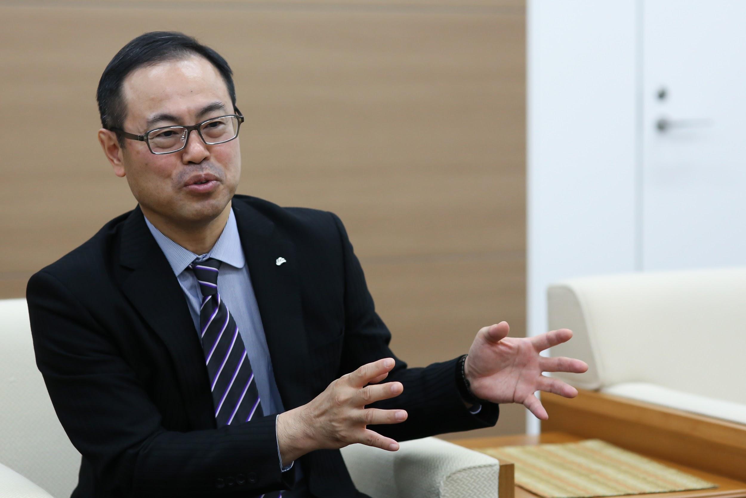 写真)中部電力事業創造本部の樋口一成部長