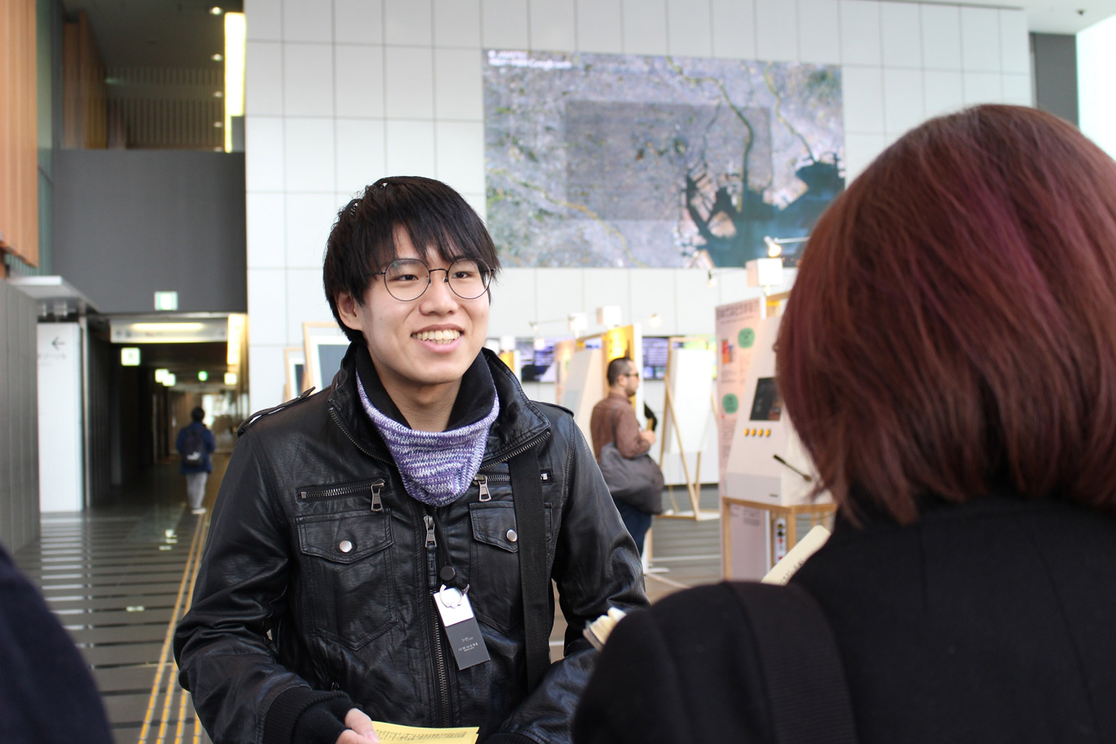 写真)河野慧さん(大学4年生)