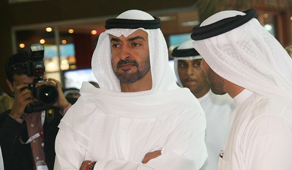 (写真9)UAEアブダビ首長国ムハンマド・ビン・ザイード・アール・ナヒヤーン皇太子