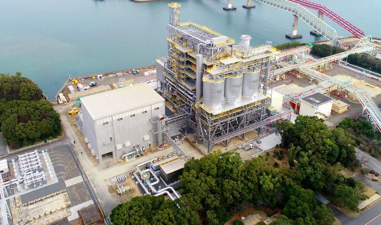 写真)四日市バイオマス発電所