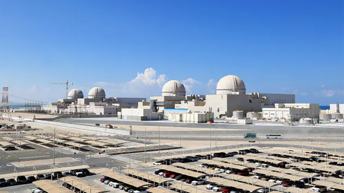 写真)UAEバラカ原子力発電所