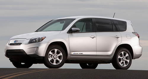 写真6:トヨタ・テスラ共同開発車「RAV4 EV」