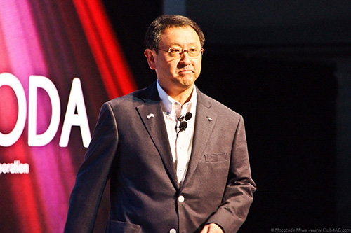 写真7:トヨタ自動車 豊田章夫社長
