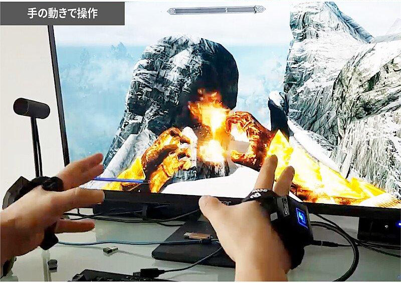 写真）PCゲーム専用ウェアラブル「BCON」