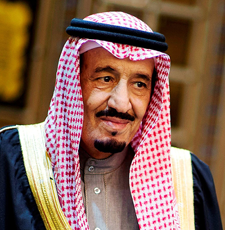 写真2:サルマン・ビン・アブドゥルアズィーズ国王