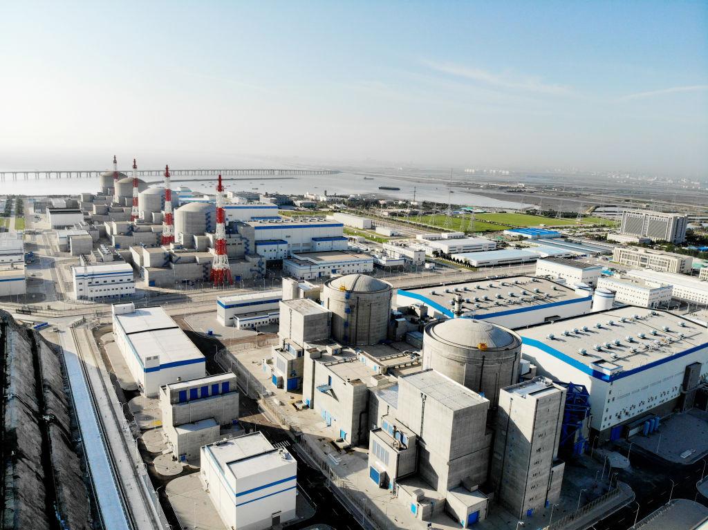 写真)田湾原子力発電所 2021年5月18日 中国江蘇省連雲港市