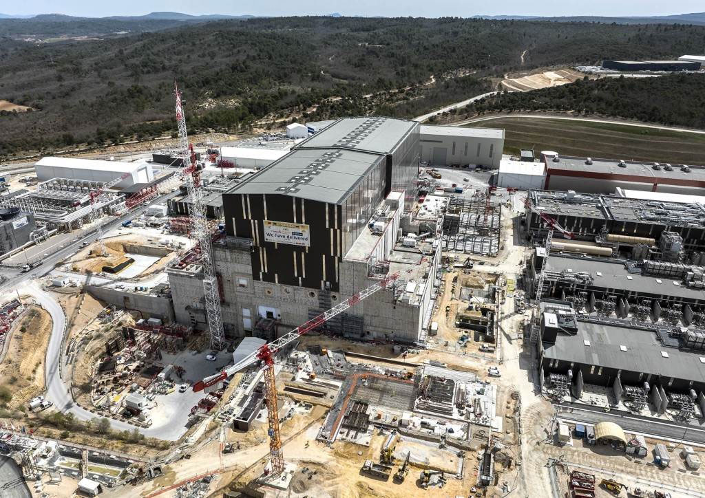写真)ITER 空撮