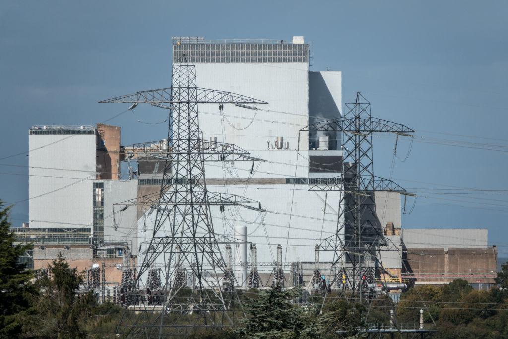 写真) ヒンクリー ポイントC原子力発電所 2018年10月1日 イギリス・サマセット
