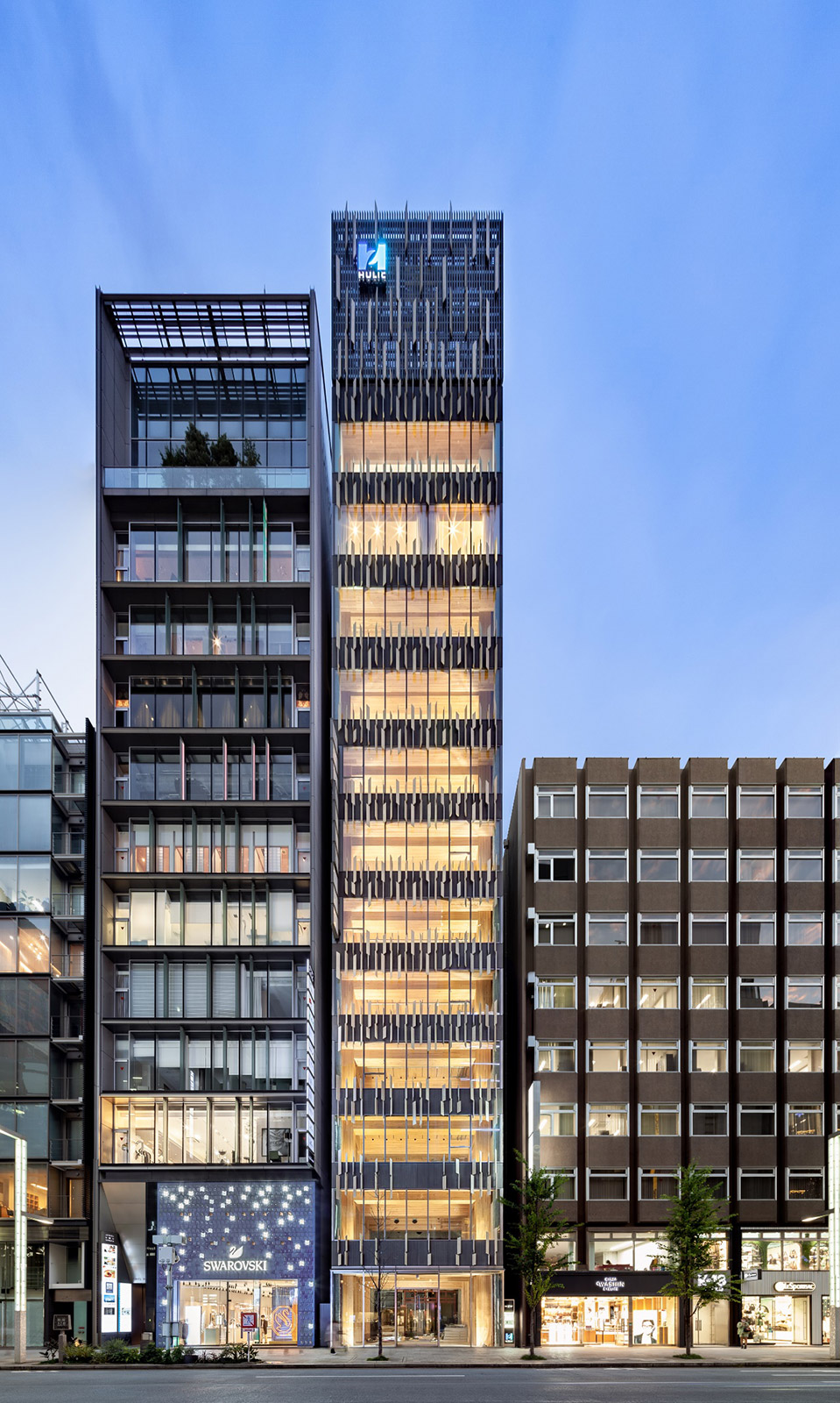 画像)銀座8丁目に建設される木造ビルのイメージ画像