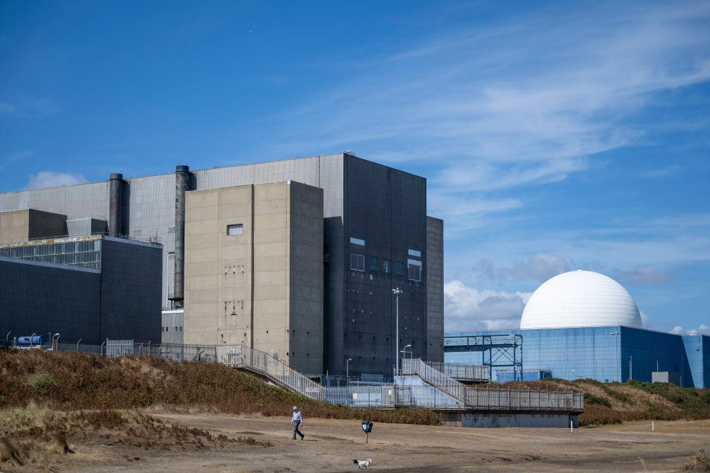 写真)サイズウェルB原子力発電所 2022年8月28日、イギリス・サイズウェル
