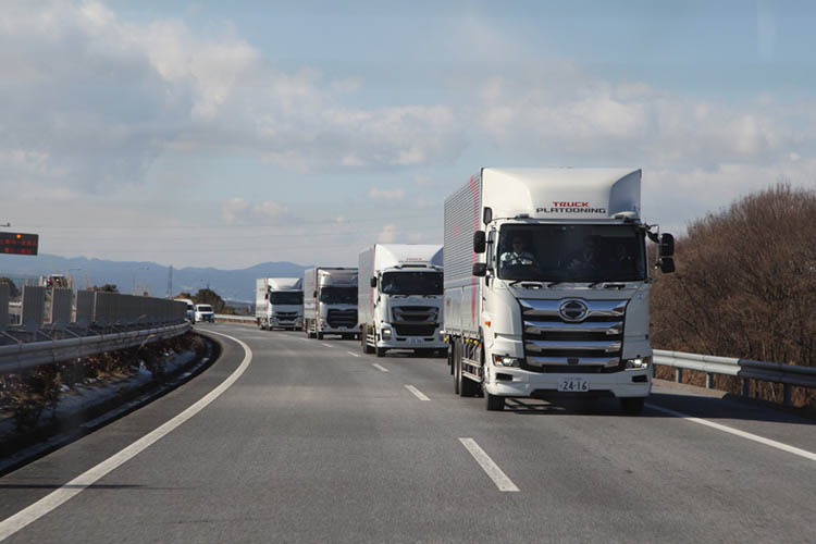 写真)自動運転トラック(イメージ)