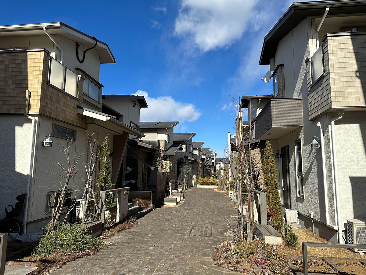 写真)浦和美園スマートホーム・コミュニティ。電線がないすっきりした街並み。 2023年1月 埼玉県さいたま市