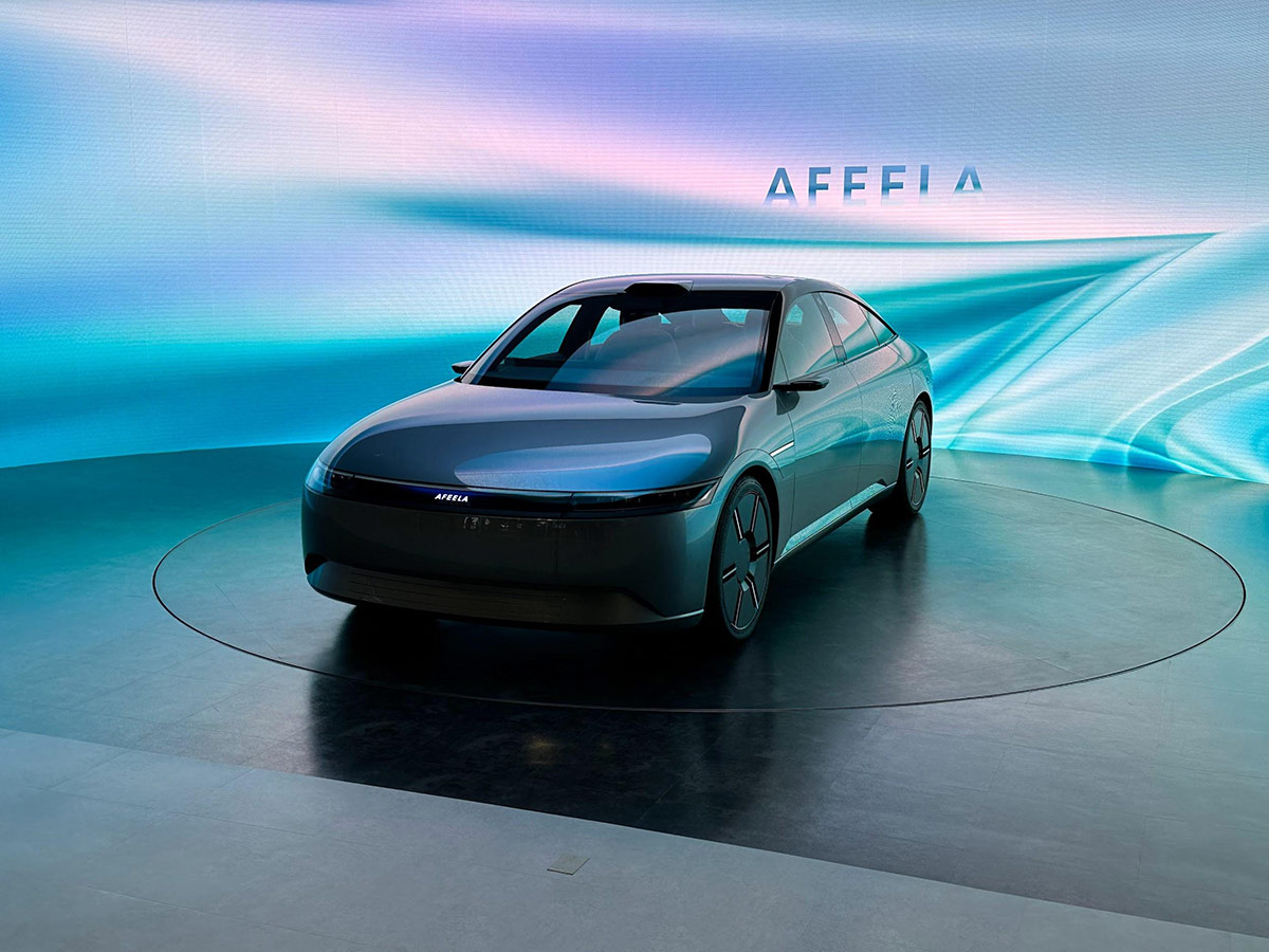 写真)ソニー・ホンダモビリティ株式会社 が開発中のEV「AFFILA」のプロトタイプ Japan Mobility Show2023にて 2023年10月 東京都・江東区