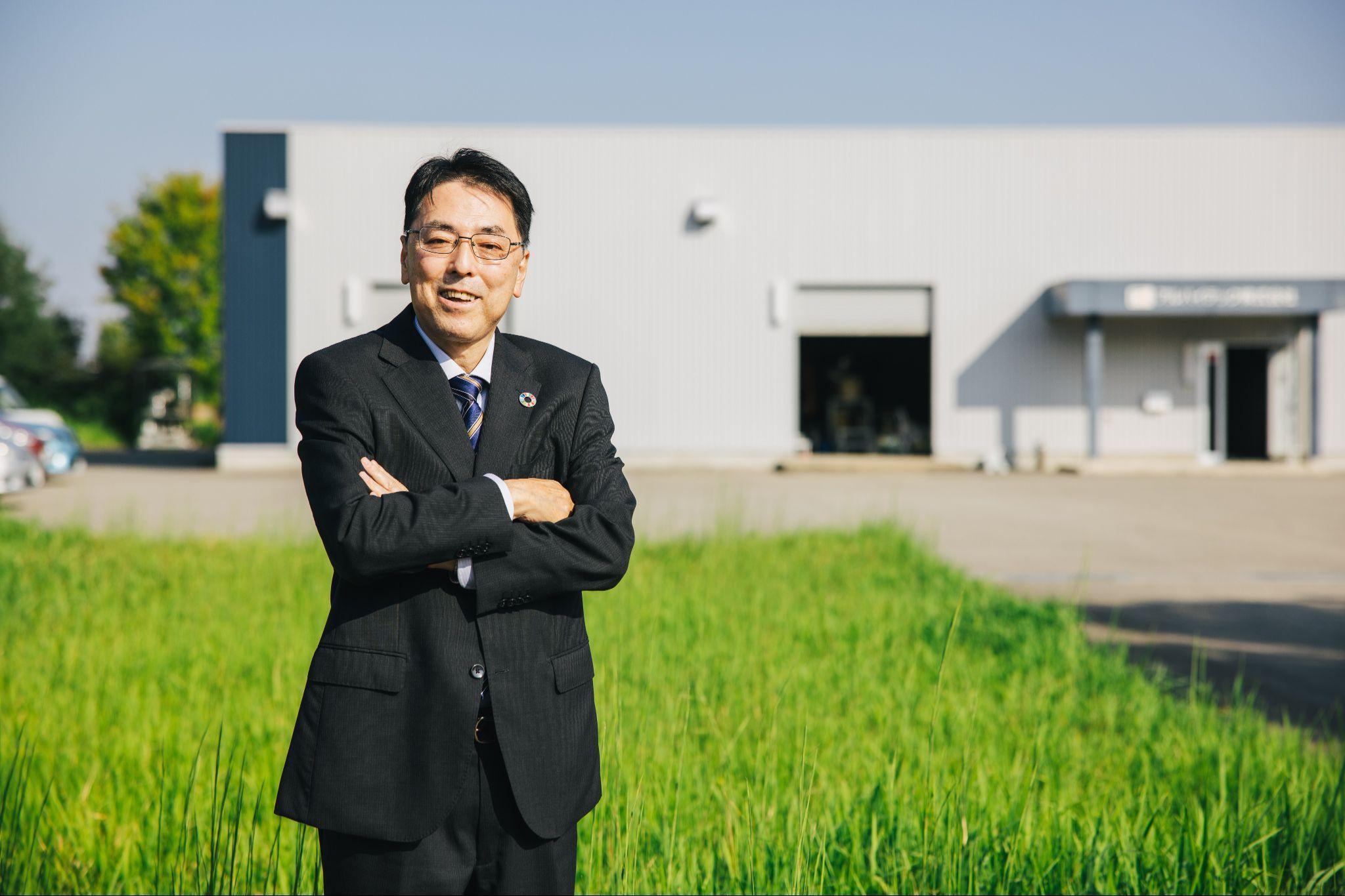 写真)代表取締役社長水木伸明氏