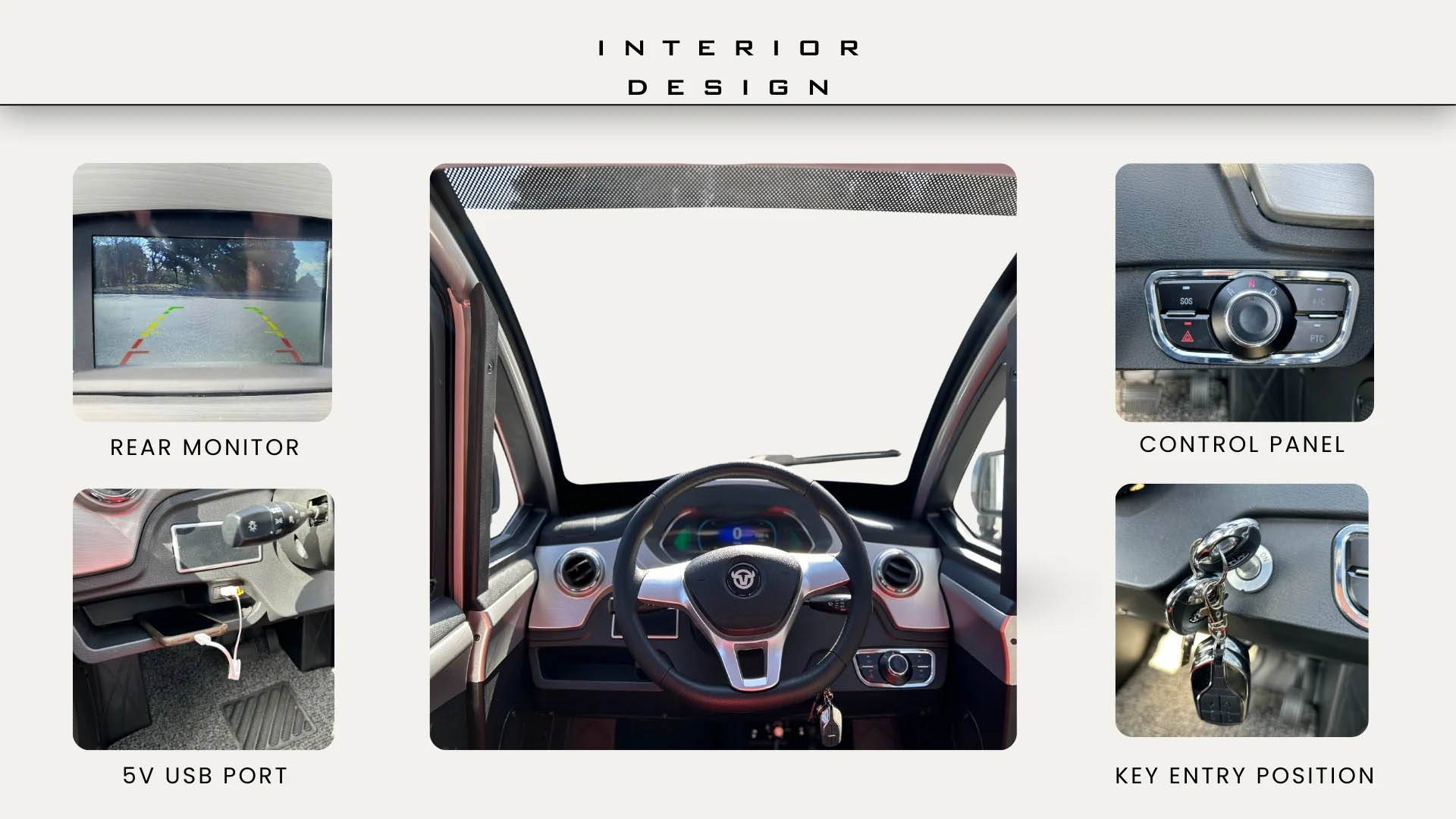 写真)「EV-eCo」のインテリア