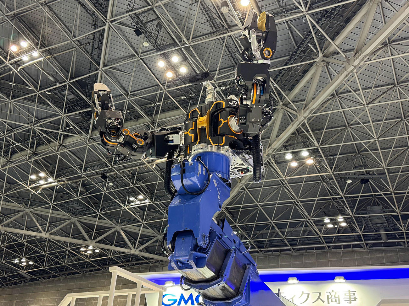 写真)「零式人機 ver.2.0 デモ」2024年9月20日 東京都江東区東京ビッグサイト