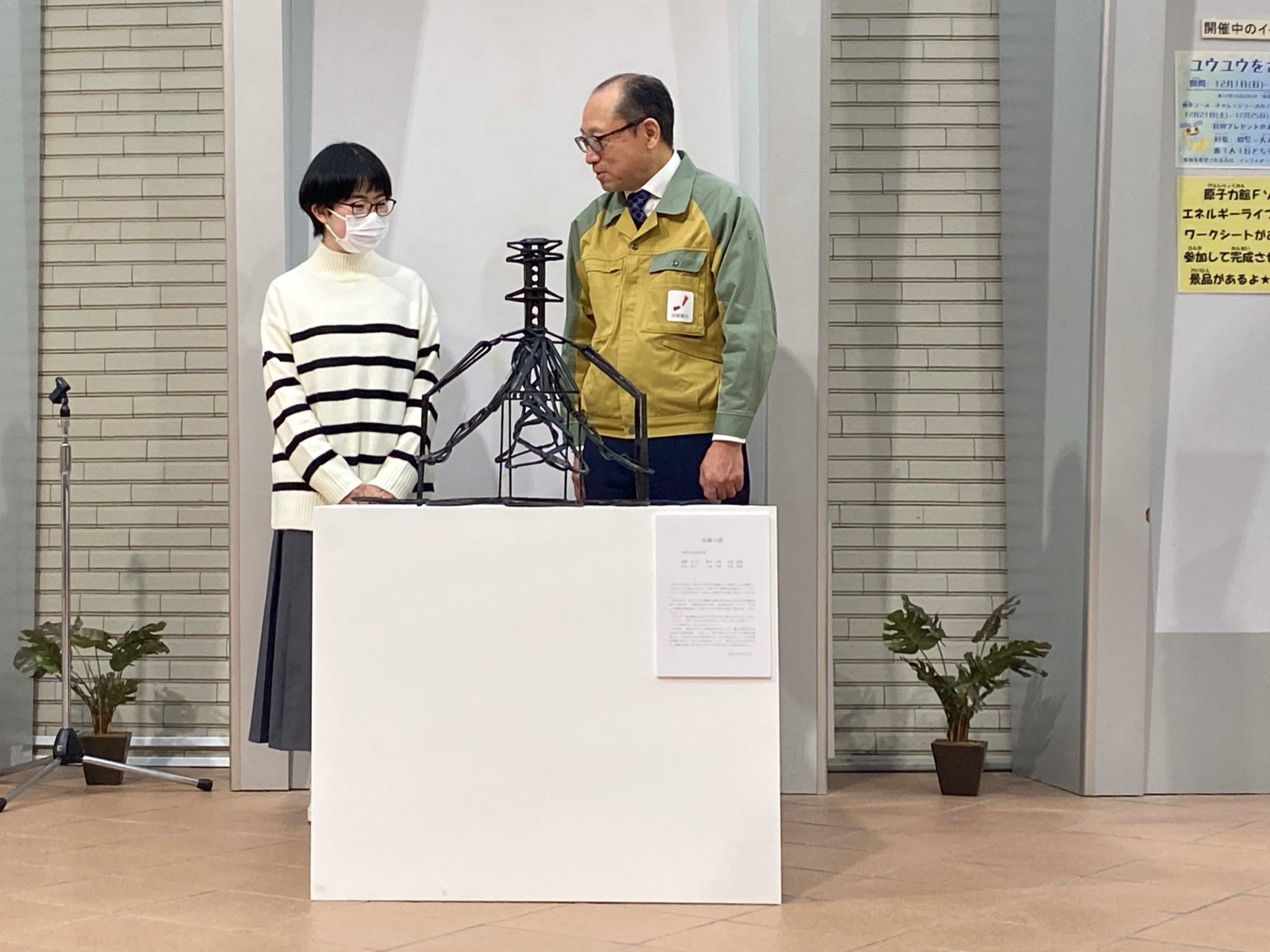 写真)アート作品お披露目会 2024年12月21日 静岡県御前崎市