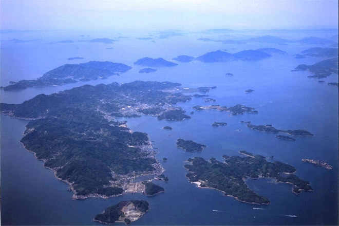 写真)上空より臨む大崎上島