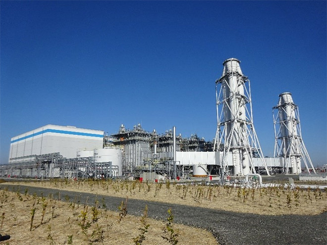 写真)中部電力西名古屋火力発電所