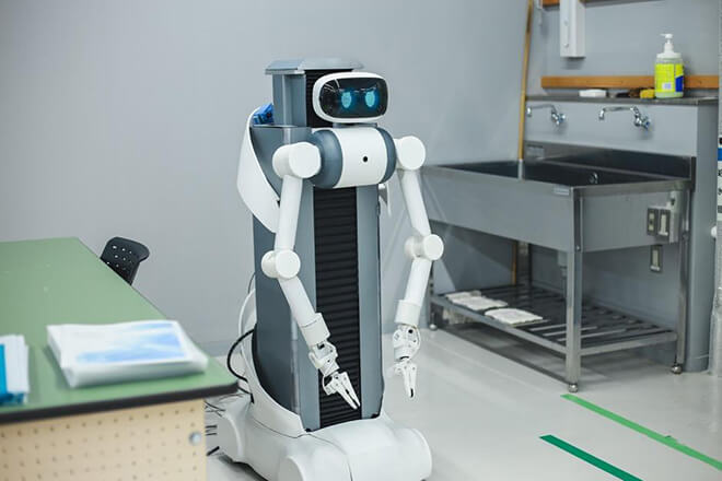 写真)家事支援ロボット ugo(ユーゴ―)